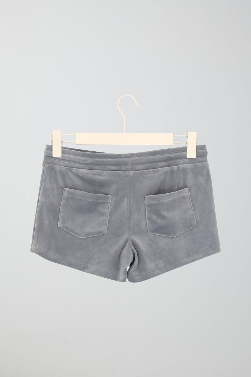 Y velour shorts