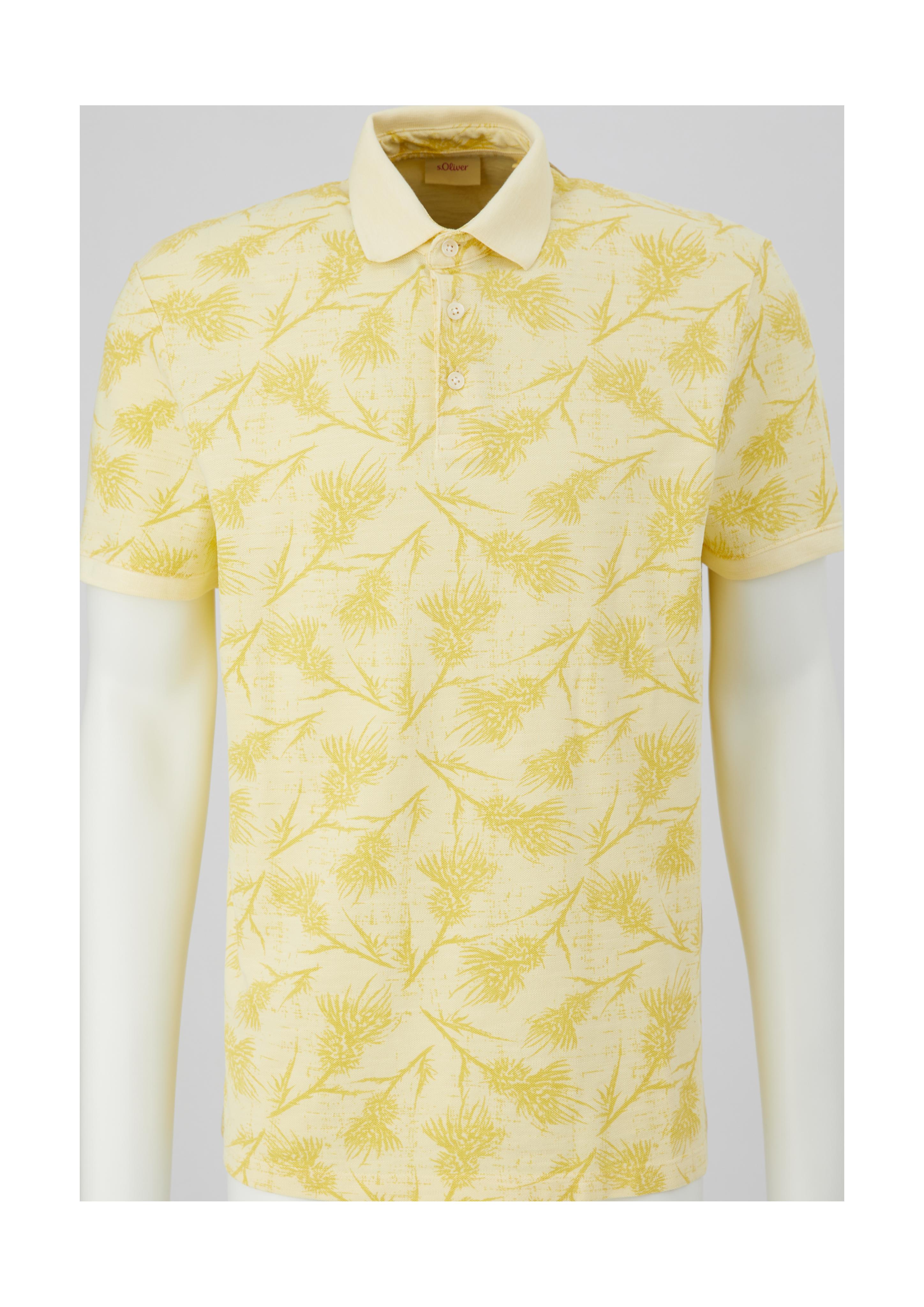 Poloshirt mit Allover-Print  2129484-12B1