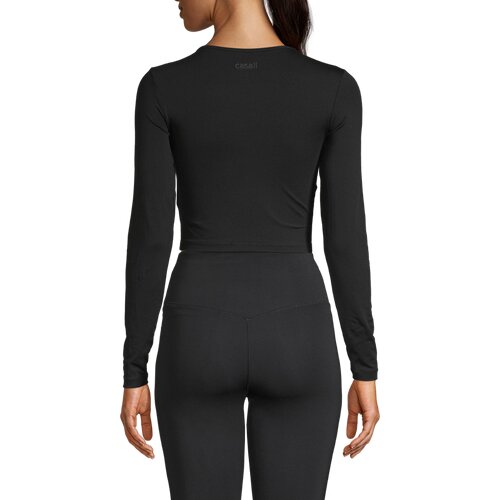 DAMEN SHIRT CROP LONG SLEEVE