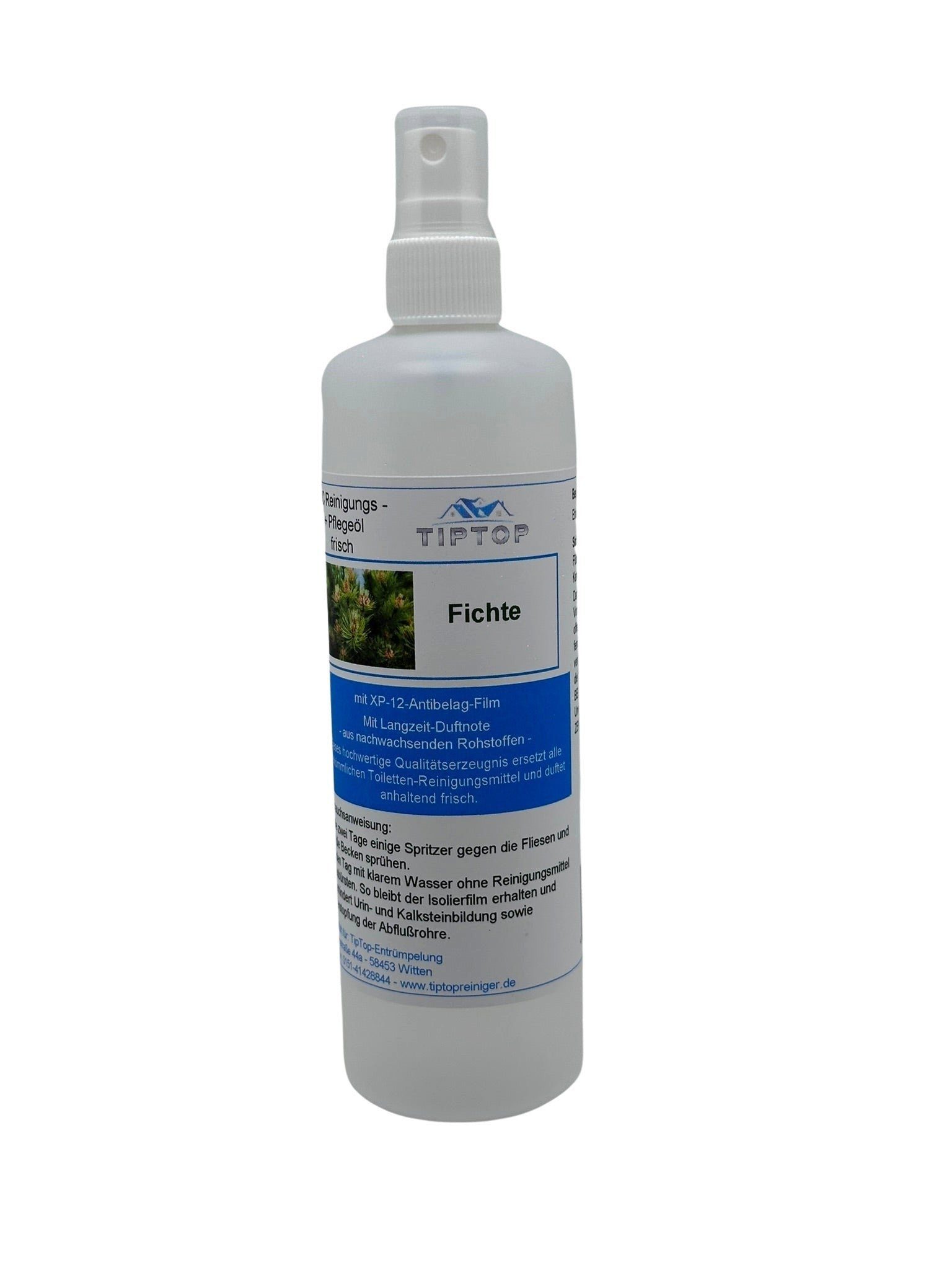 TIPTOP Raumduft WC Reiniger Reinigungs und Pflege Öl frisch 250 ml (verschiedene Duftnoten, Alpenkönig, Cool, Eukalyptus, Fichte, Lavendel, Pfefferminze, Zirbe, Neutral ohne Duft)