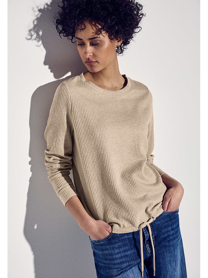 Street One Pullover in Beige günstig kaufen