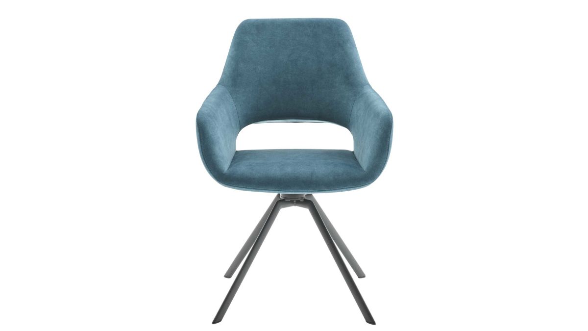 Interliving Armlehnenstuhl IL 5112 Petrol drehbar