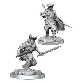 Magic the Gathering Miniaturen unbemalt Thraben Inspector & Tireless Tracker (2)