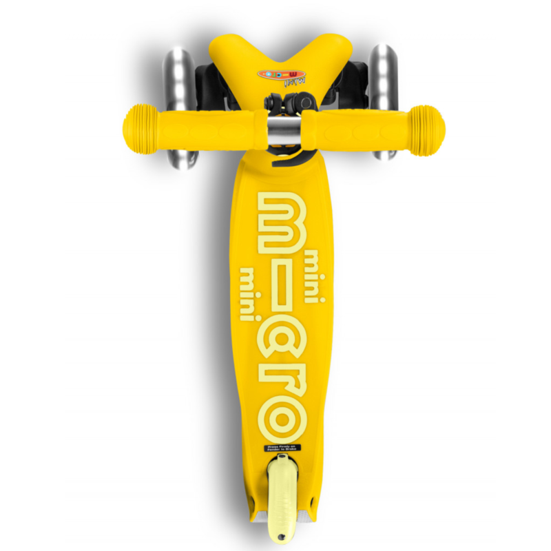 Trottinette 3 Roues LED - Mini Micro Deluxe Jaune