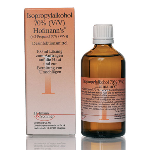 ISOPROPYLALKOHOL 70% V/V Hofmann's  100 ml  Lösung