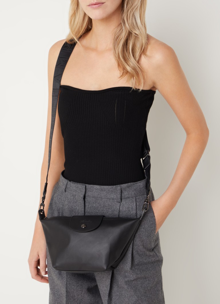 Longchamp Le Pliage Xtra -olkalaukku, XS, nahkaa.