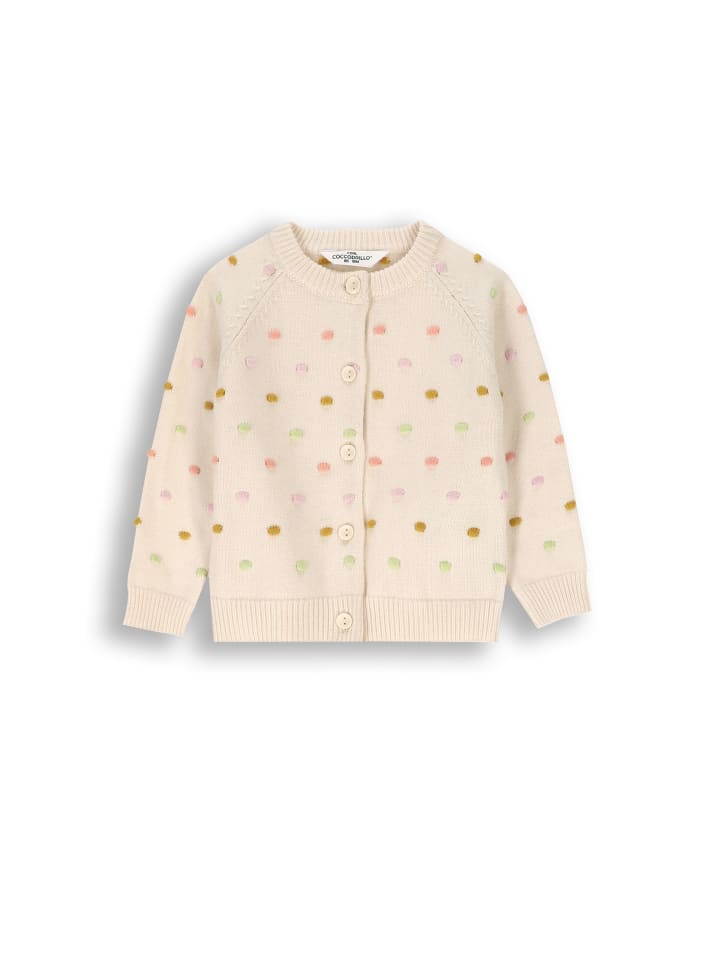 Coccodrillo Pullover mit Reißverschluss in beige günstig kaufen