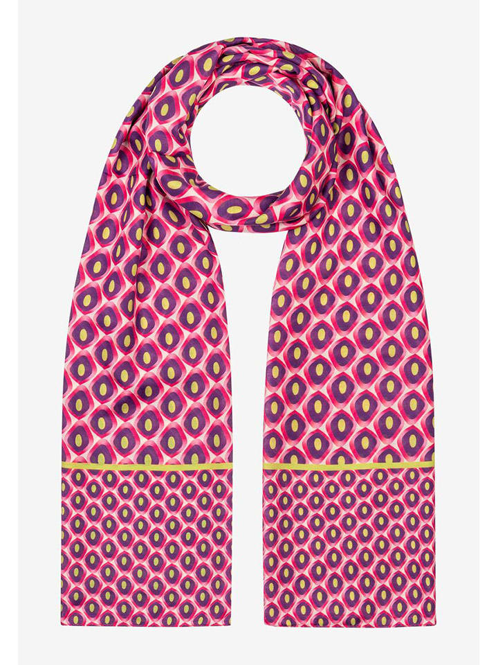 More & More Schal in Creme/ Pink/ Lila - (L)180 x (B)70 cm günstig kaufen onesize
