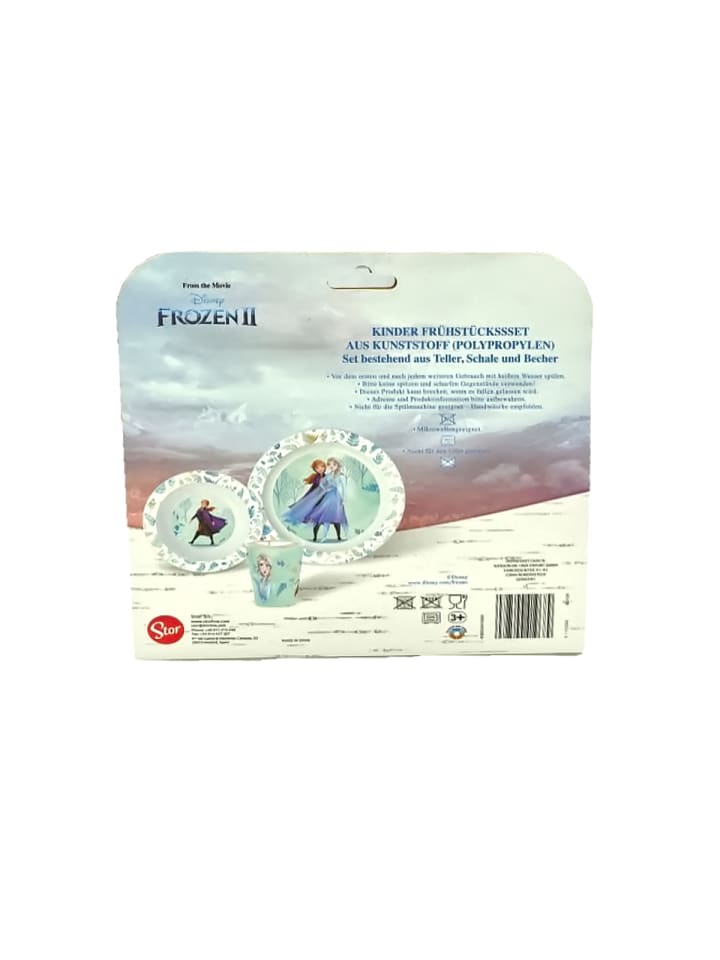 Stor Frozen Disney Die Eiskönigin Kindergeschirr 3er Set Elsa Anna 3 Jahre günstig kaufen onesize