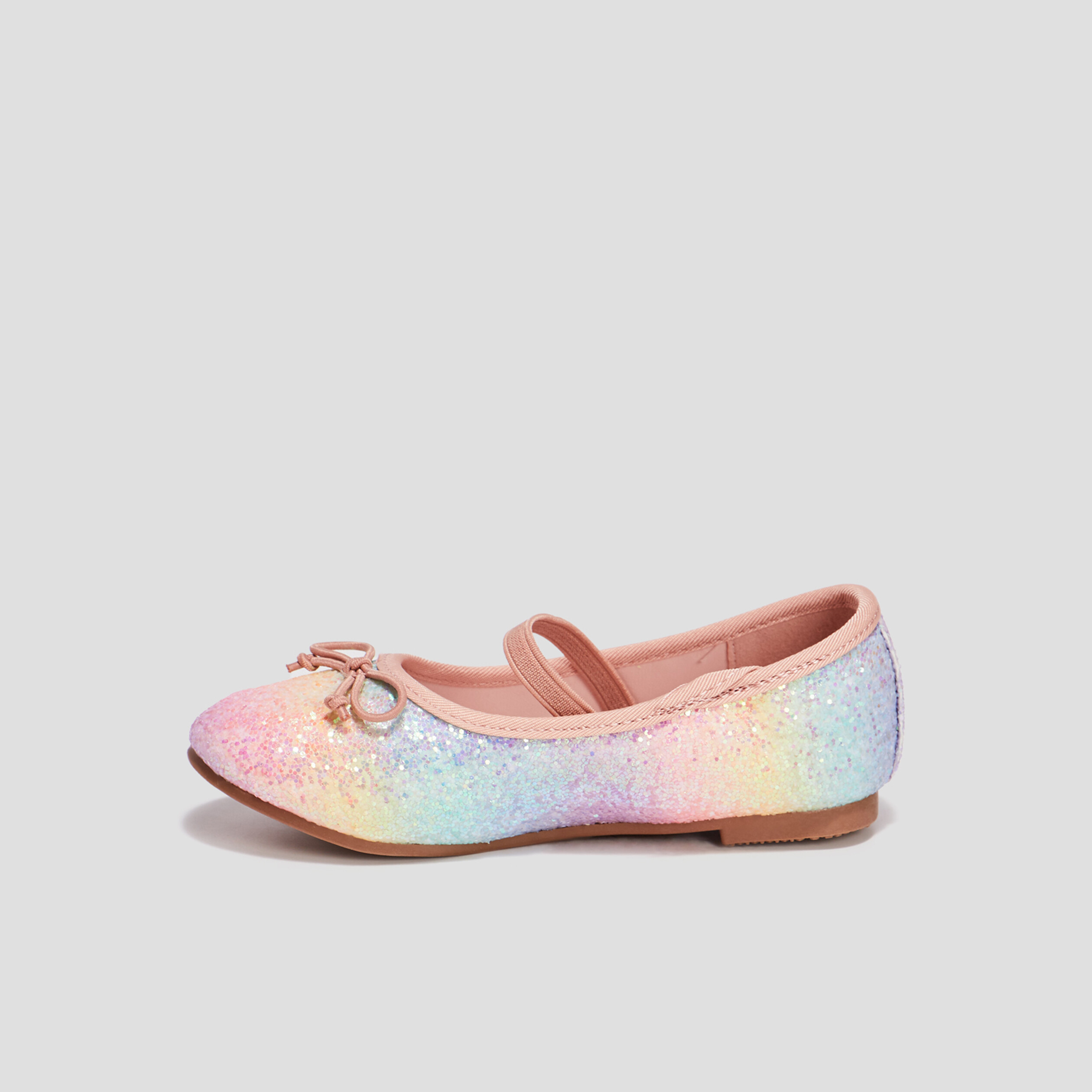 Ballerines à paillettes multicolore fille | La Halle