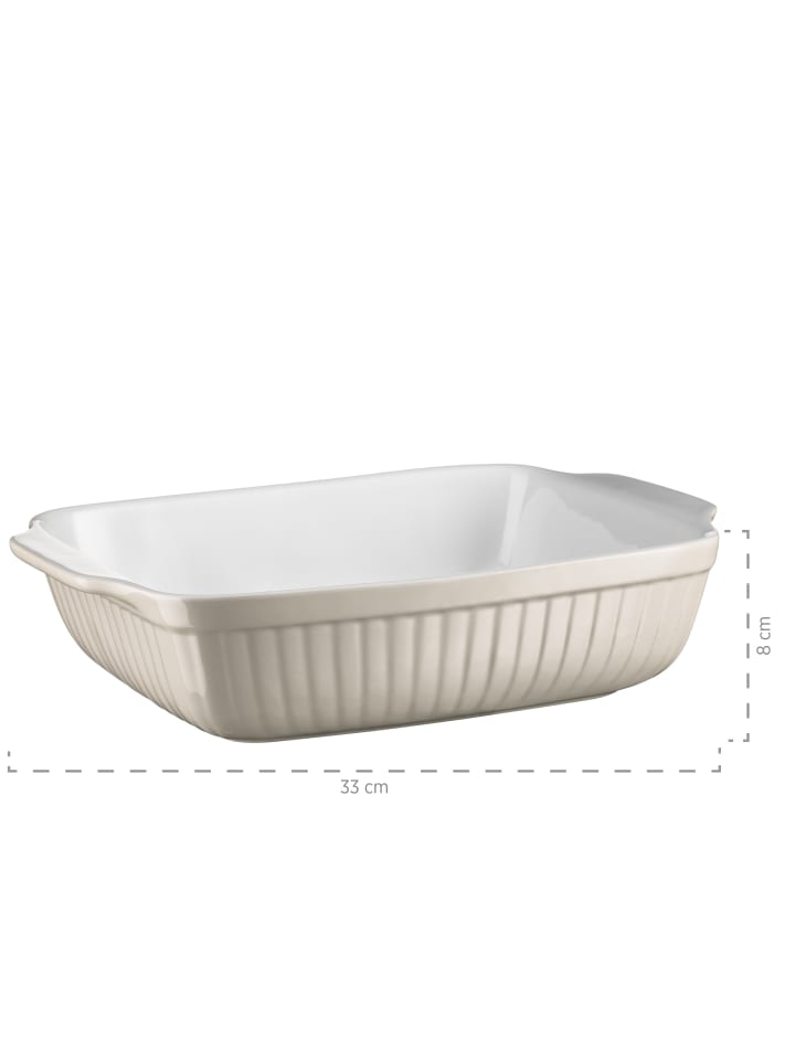 Mäser Auflaufform-Set, Keramik KITCHEN TIME in Grau günstig kaufen onesize