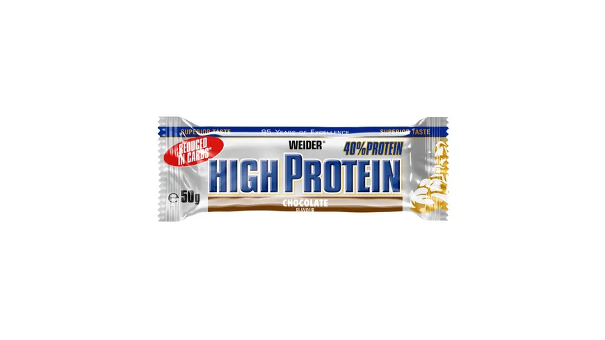 WEIDER 40% PROTEIN Low Carb Bar Schoko 50 g