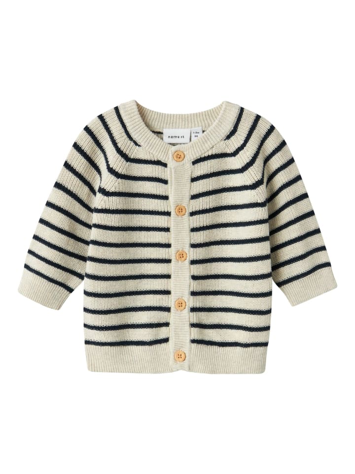 name it Strickjacke NBMMAST LS KNIT CARD in peyote melange günstig kaufen