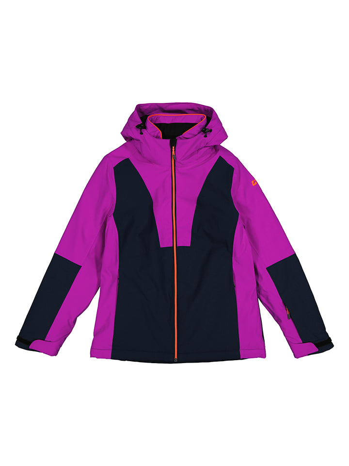 Killtec Ski-/ Snowboardjacke in Lila/ Schwarz günstig kaufen