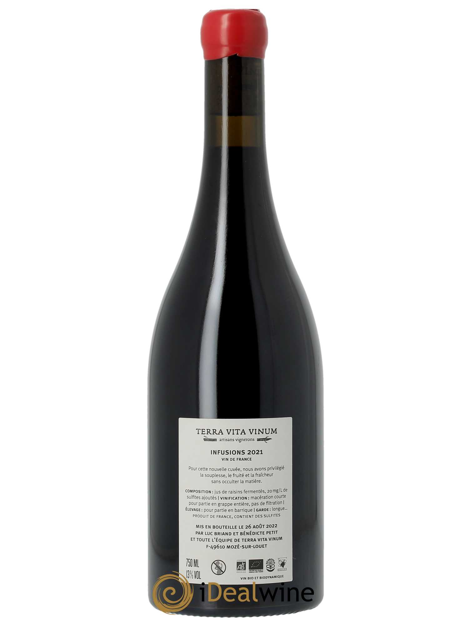 Vin de France Infusions Terra Vita Vinum  2021 - Lot de 1 Bouteille