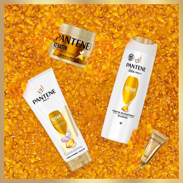 Pantene Active Nutri-Plex Pro-V Shampoo Cura e Protezione 250ml - Capelli deboli, secchi e danneggiati