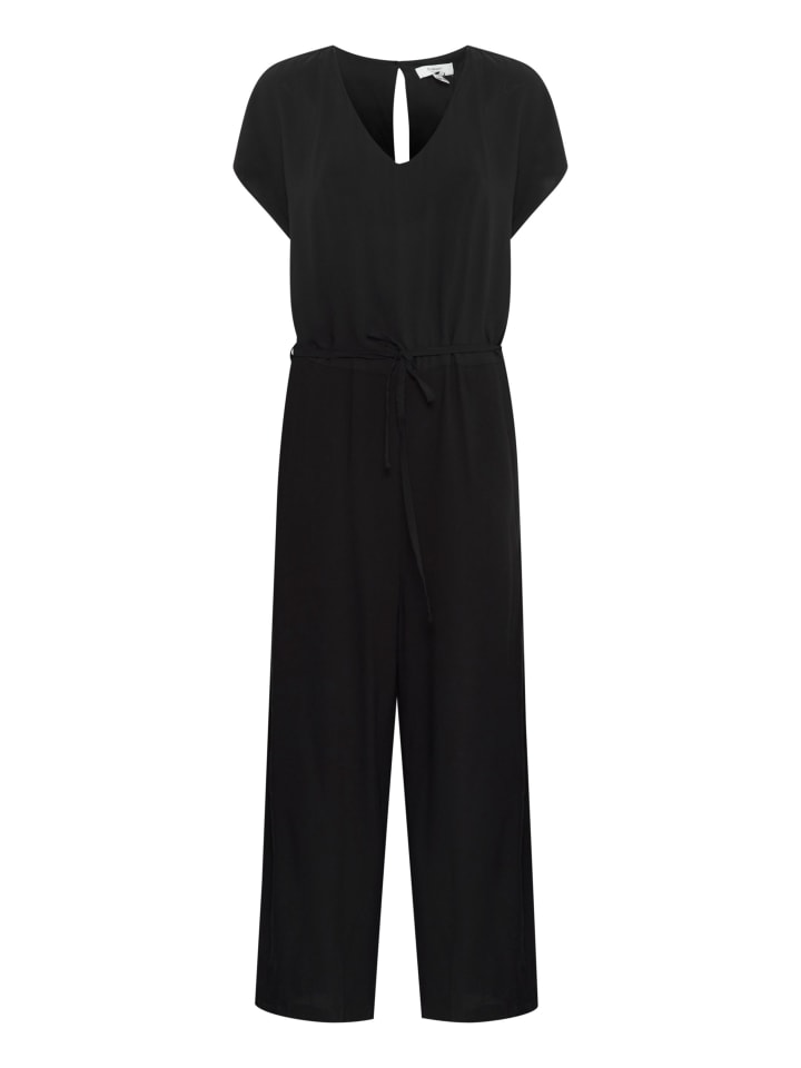 b.young Jumpsuit BYMMMJOELLA JUMPSUIT 3 - 20814531 sommerlicher Jumpsuit mit Print in black denim günstig kaufen