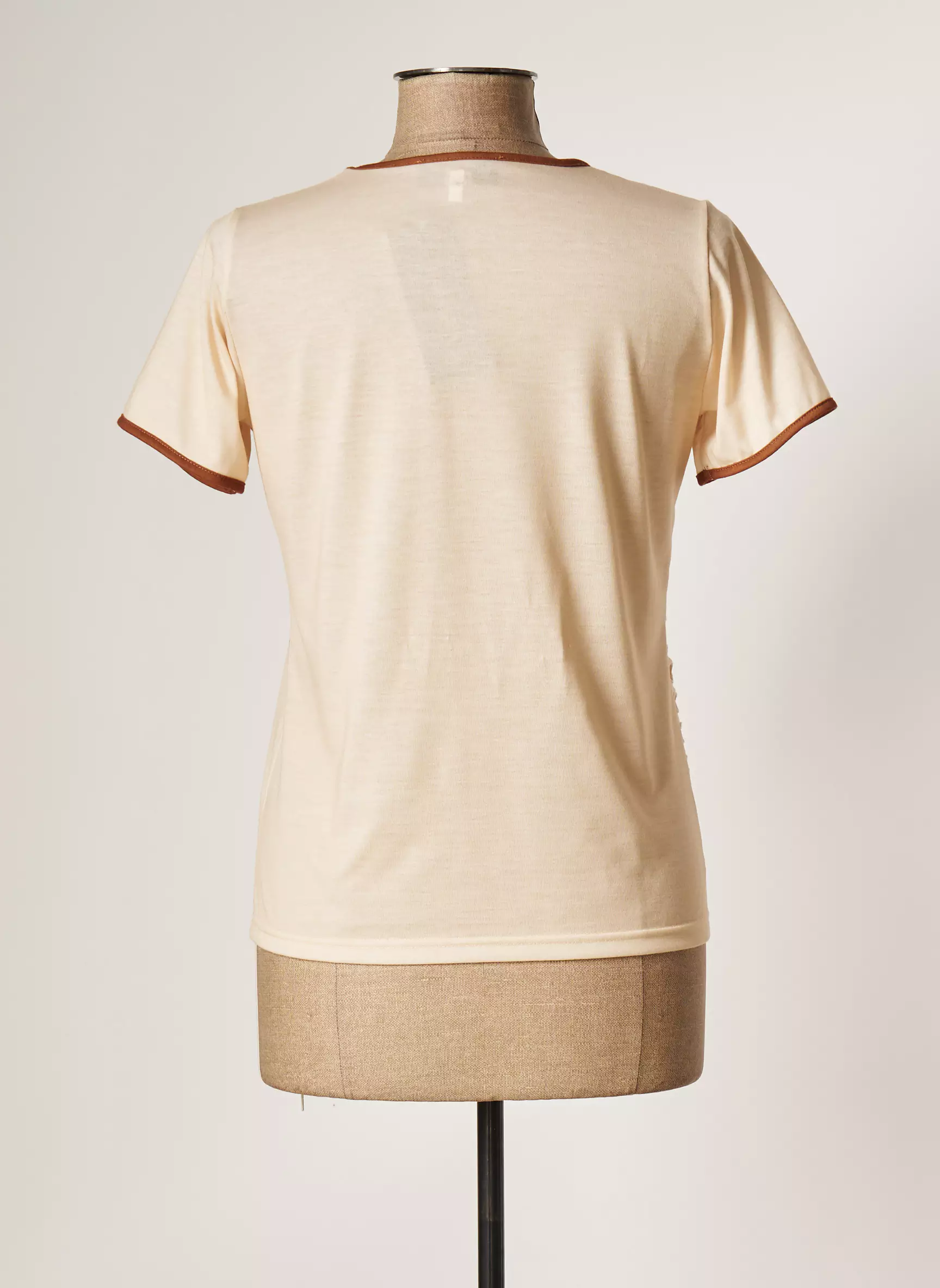Jean Delfin Tshirts Femme couleur beige