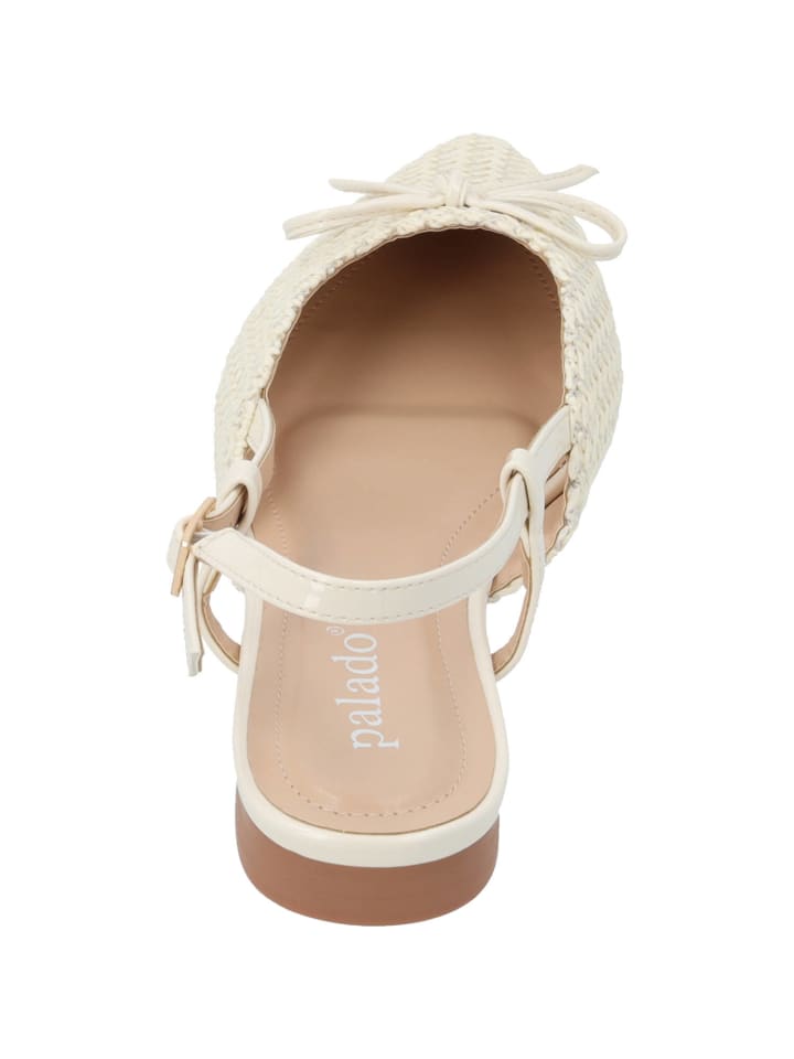 palado Sling-Ballerinas in white günstig kaufen