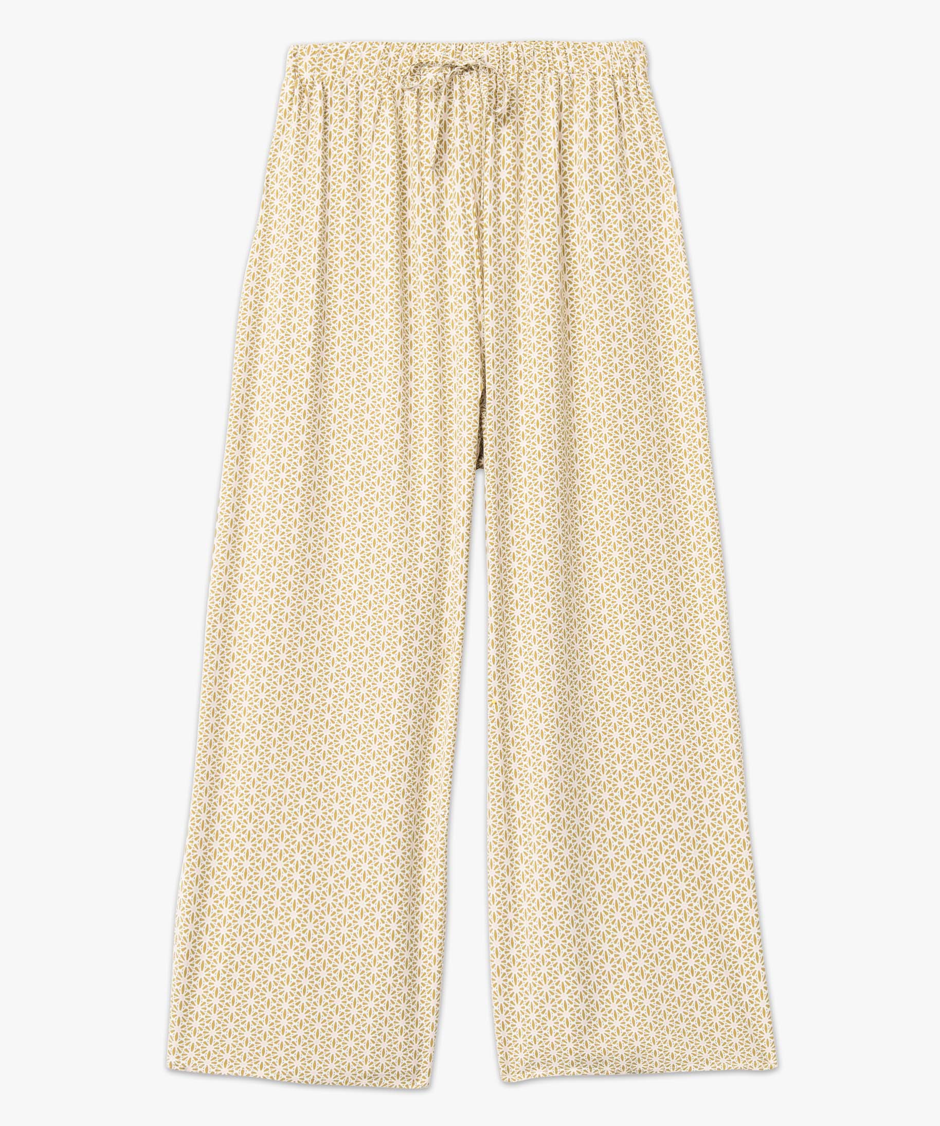 Pantalon de pyjama fluide imprimé femme imprime | GEMO