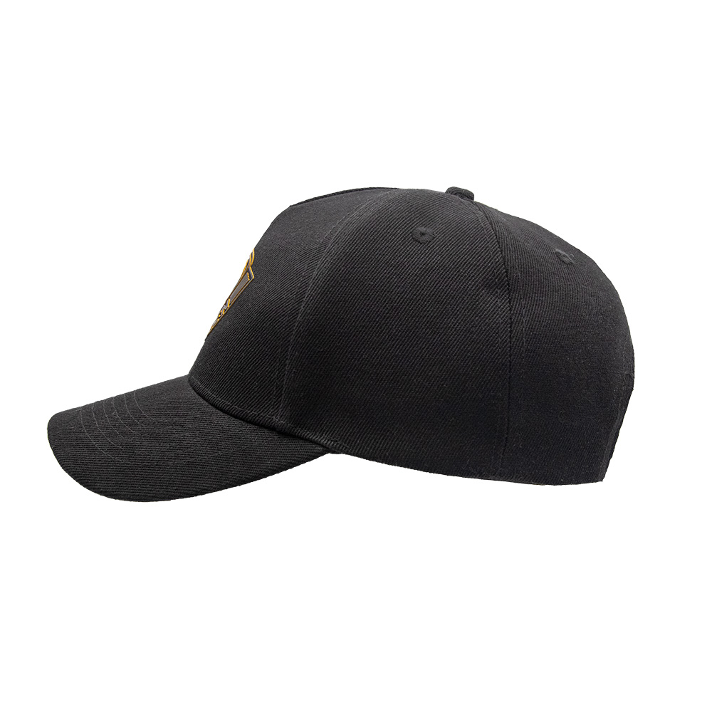 Kinder Basecap LOGO schwarz-gelb