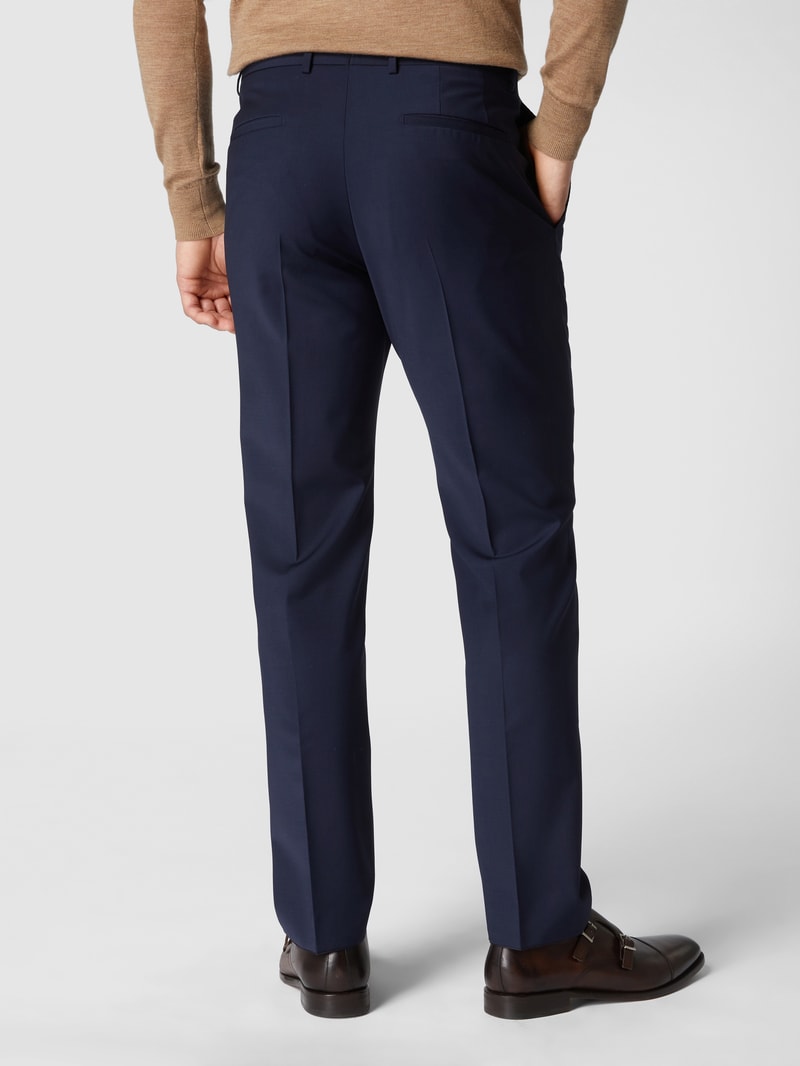 Slim Fit Anzughose mit Stretch-Anteil 'Flex Cross' in marineblau