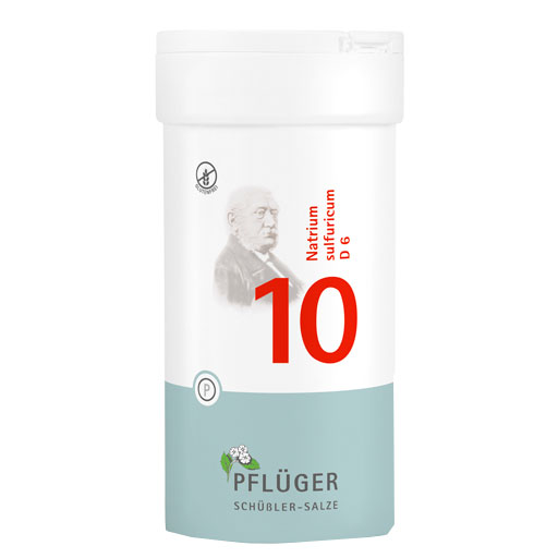 BIOCHEMIE Pflüger 10 Natrium sulfuricum D 6 Tabl.  400 St  Tabletten