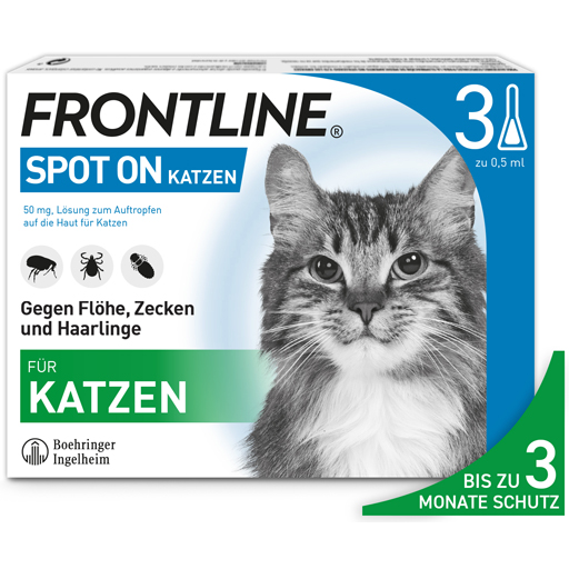 FRONTLINE Spot on K Lösung f.Katzen  3 St  Lösung