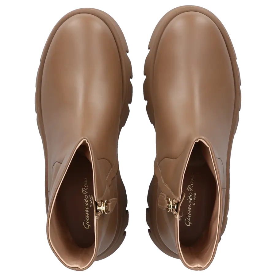 Gianvito Rossi - Klassische Stiefeletten MONTEY Nappaleder - beige