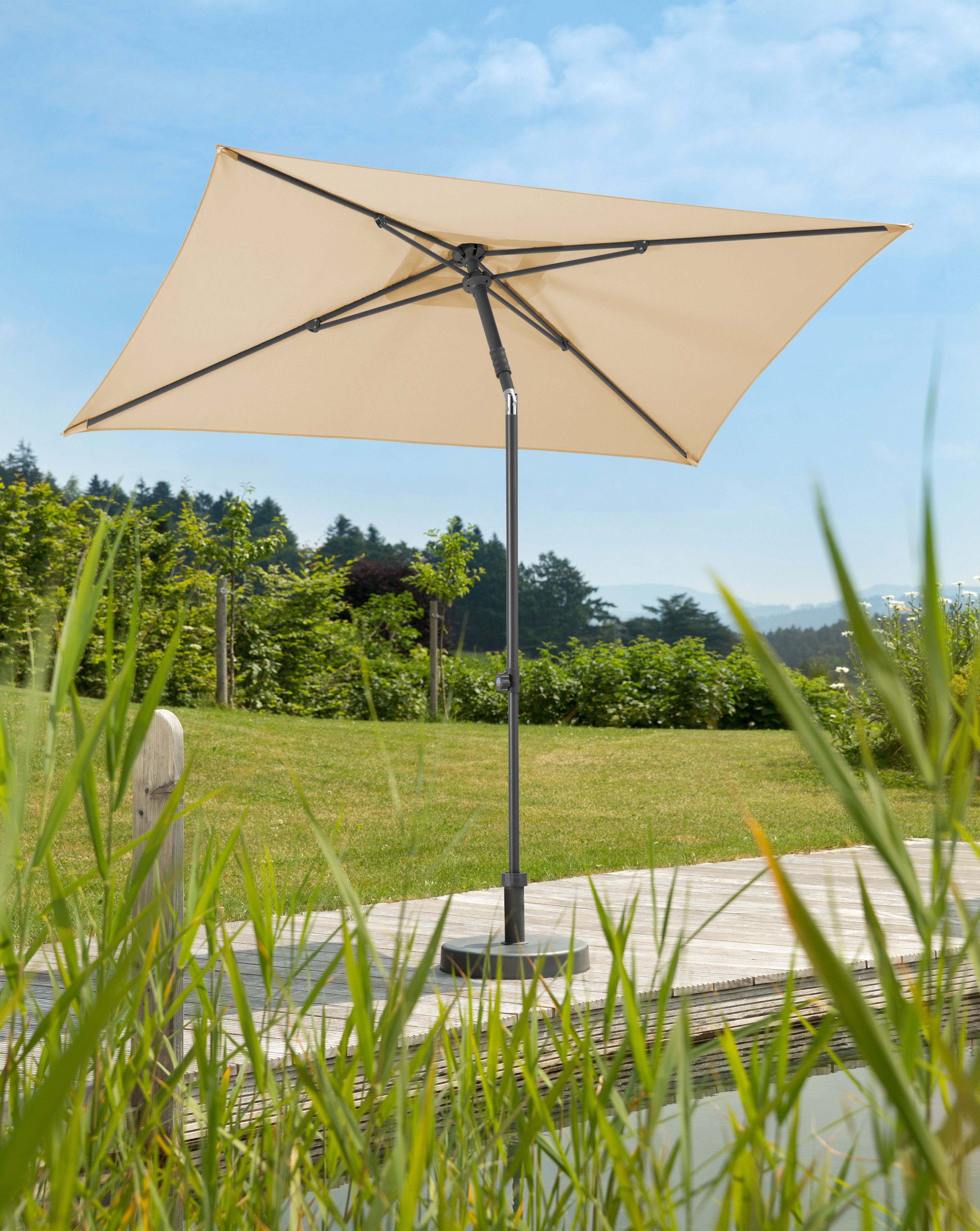 Schneider Schirme Sonnenschirm Sevilla, LxB: 240x140 cm, Stahl/Polyester