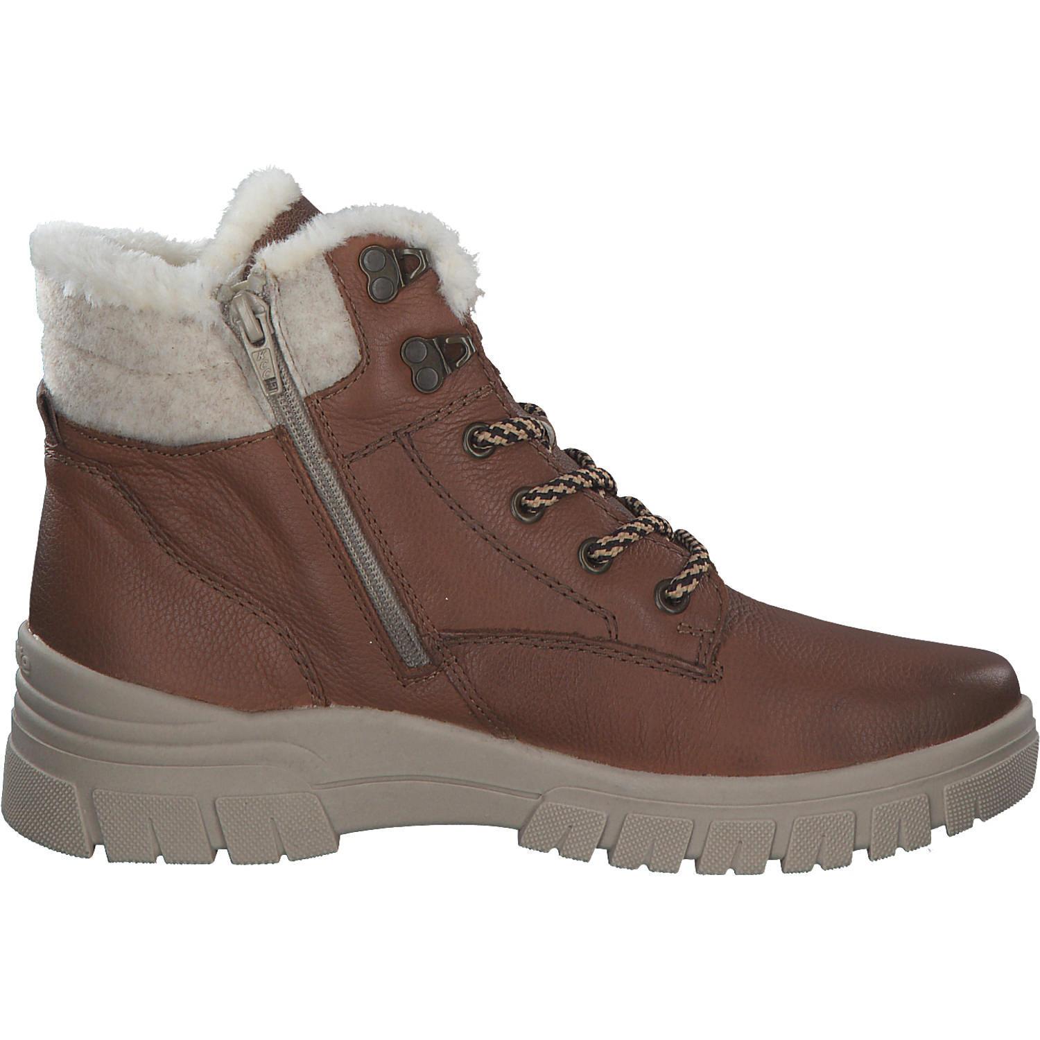 Remonte D0E71, Winterstiefeletten, Damen, amaretto/sand/amaretto/bianco