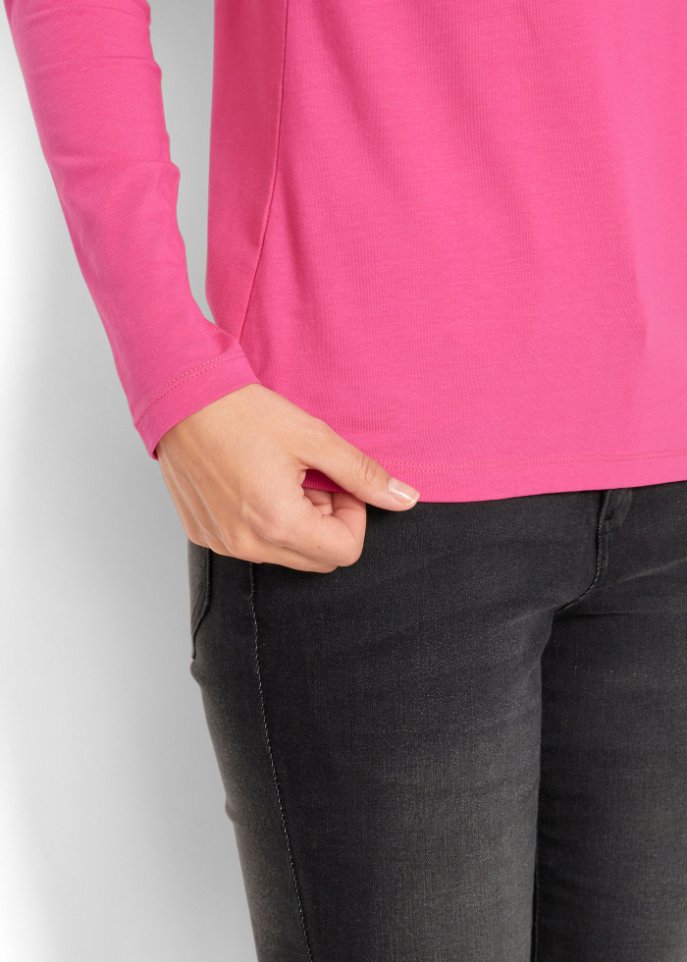 Langarmshirt mit Rollkragen (2er Pack)