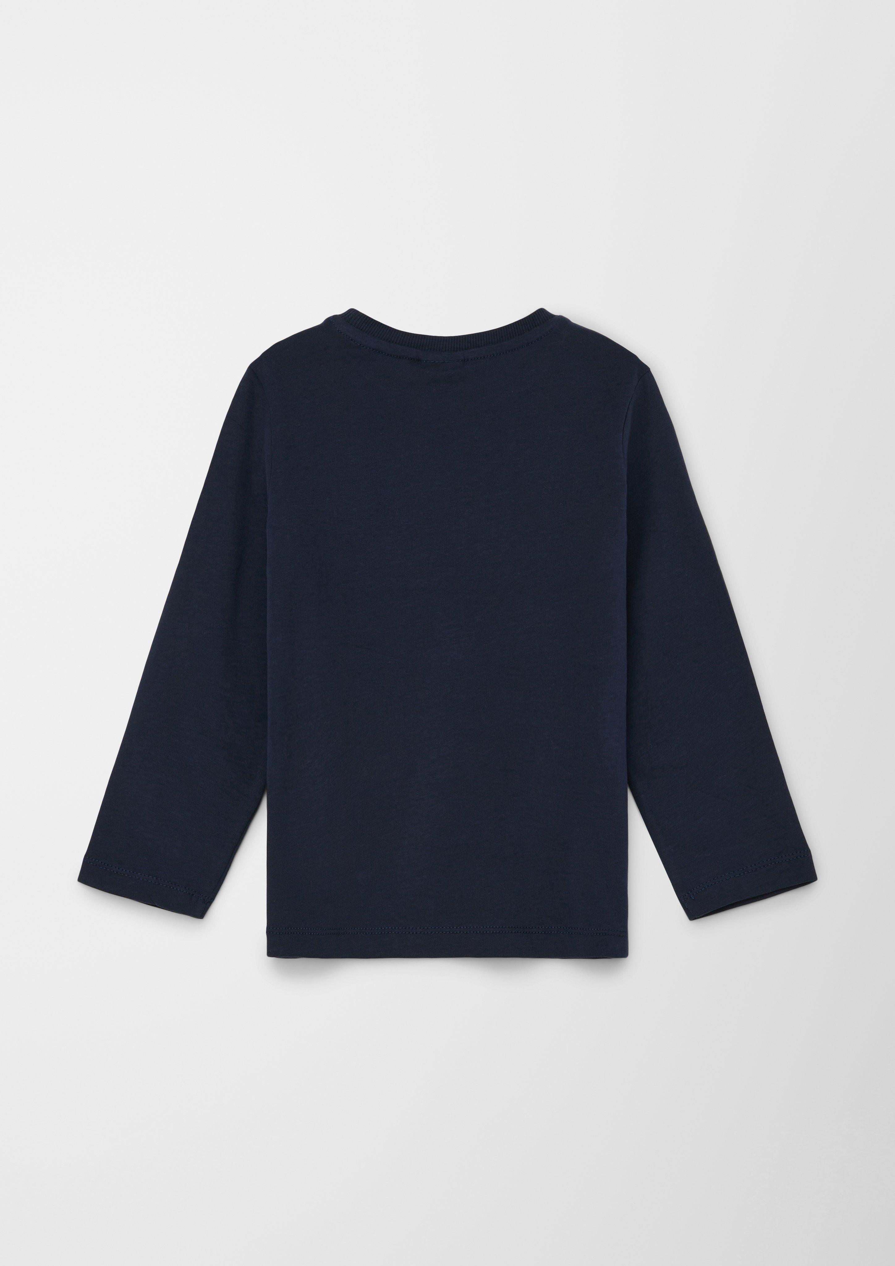 Langarmshirt mit Bär-Applikation  2119300-5952