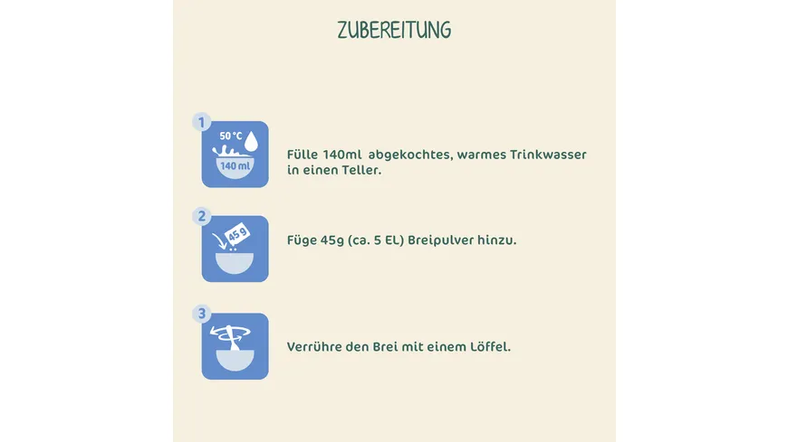MILUPA Milchbrei Butterkeks Gute Nacht ab dem 6. Monat 400 g