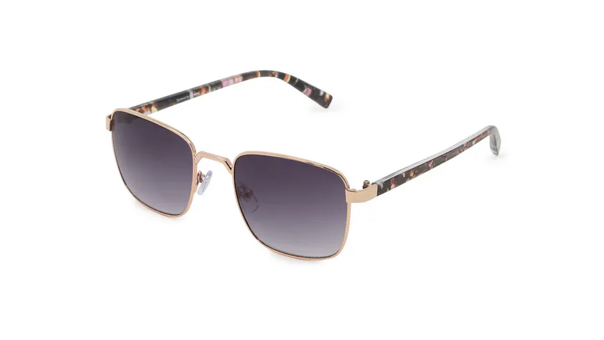 Basley Sun Sonnenbrille Metall Gold/gemusteter Bügel