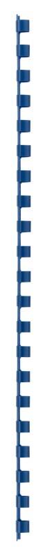 GBC Kunststoff Binderücken Blau 8 mm 45 Blatt DIN A4 100 Stück