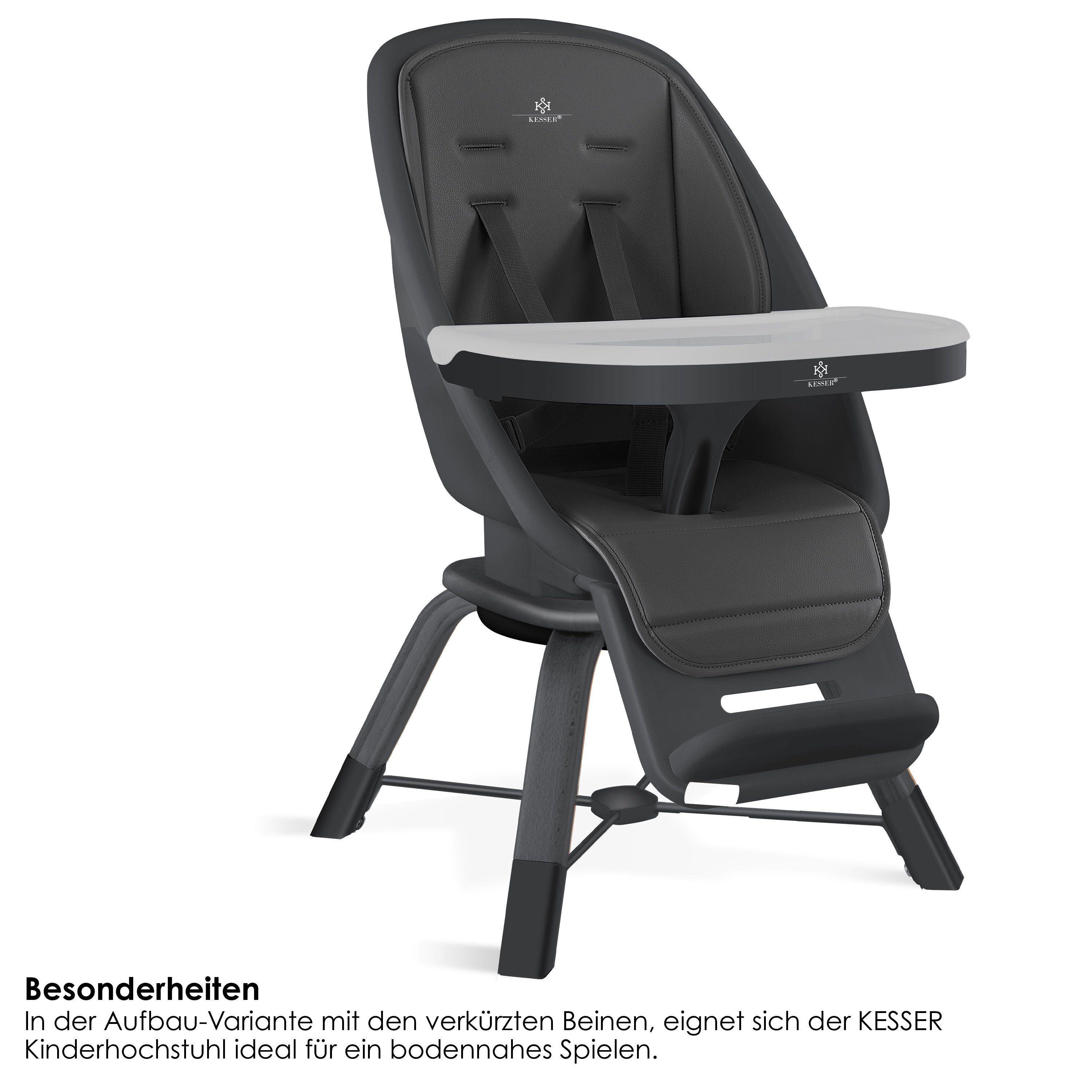 KESSER Hochstuhl, 3in1 Toni Hochstuhl Kinderhochstuhl, Babystuhl, Kombihochstuhl