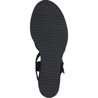 Tamaris Keilsandale in schwarz