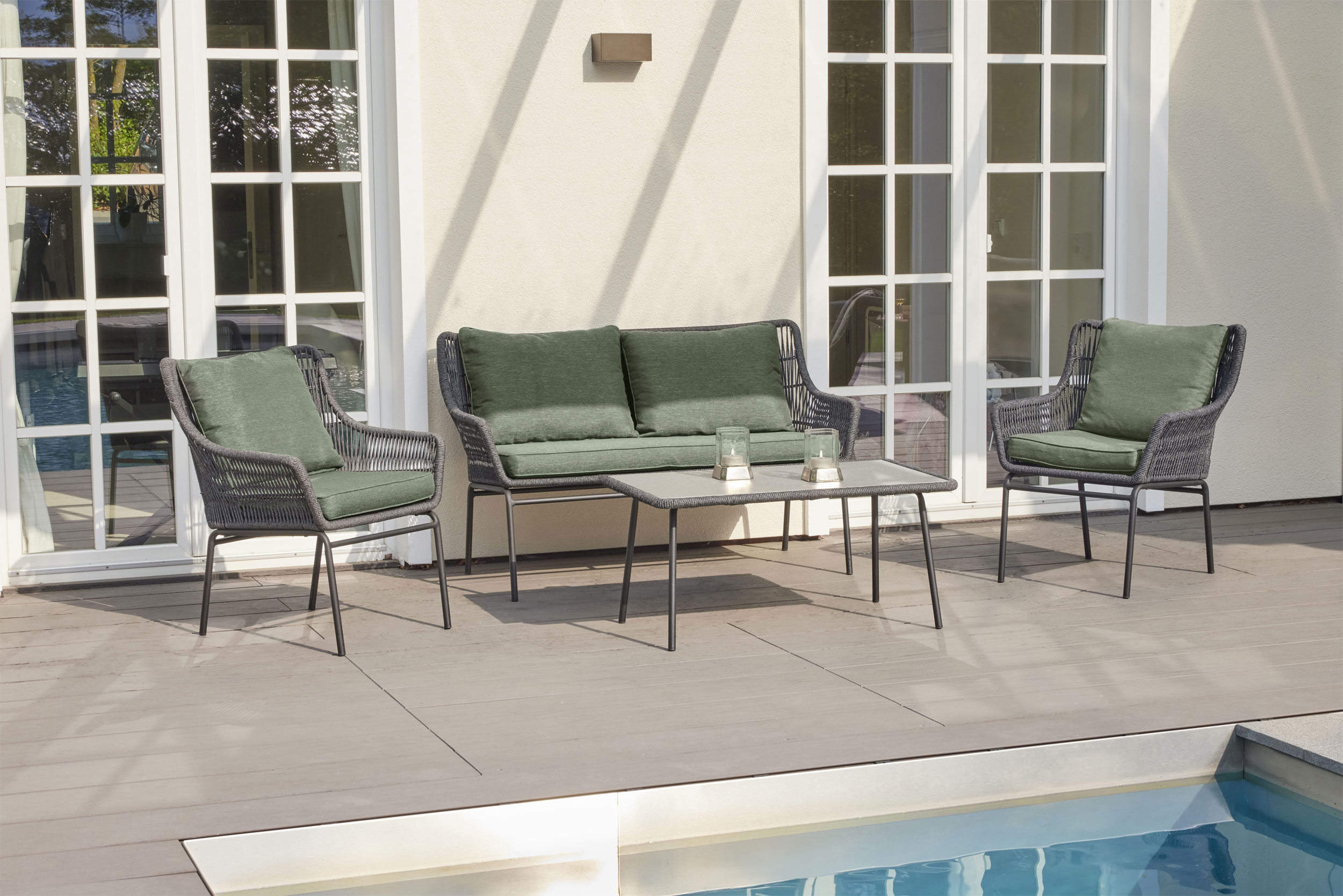 OUTDOORLounge-Set Rope 4-teilig