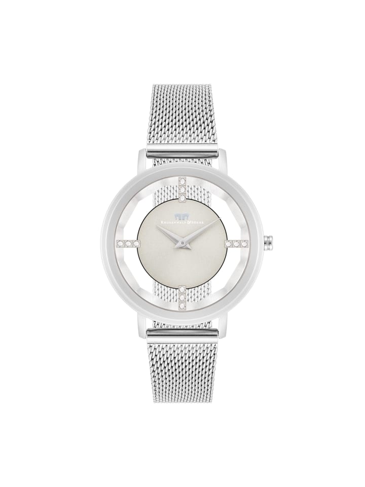 Rhodenwald & Söhne Damen Quarzuhr silber Edelstahl silber in silber günstig kaufen 20 cm
