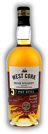 West Cork Pot Still 5 Years West Cork Pot Still 5 Years  Alter 5 J. - 0,7	 Liter - Vol 43%