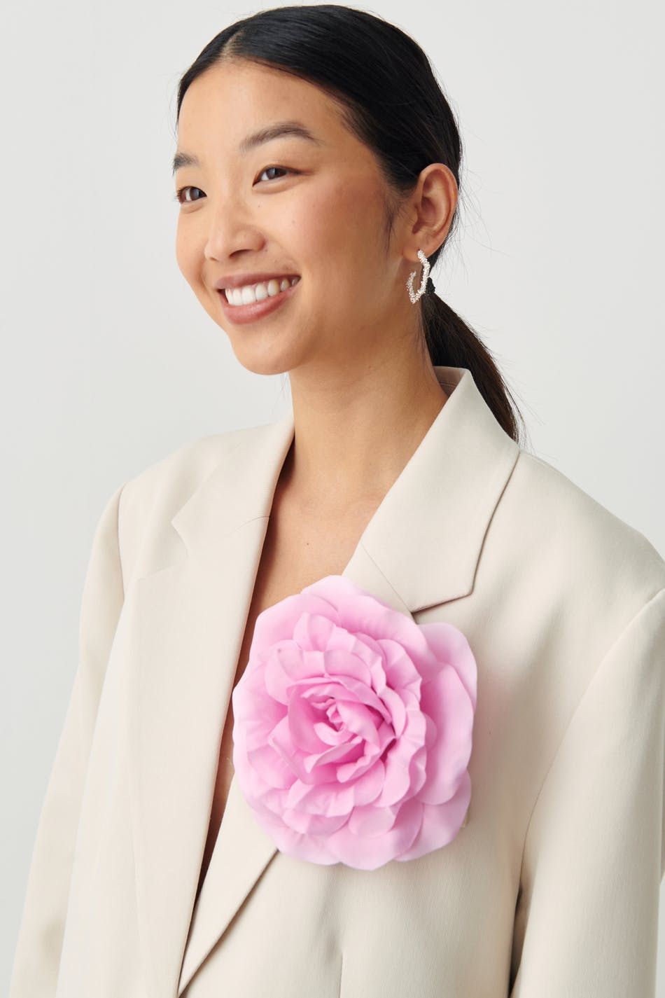 Big flower brooch