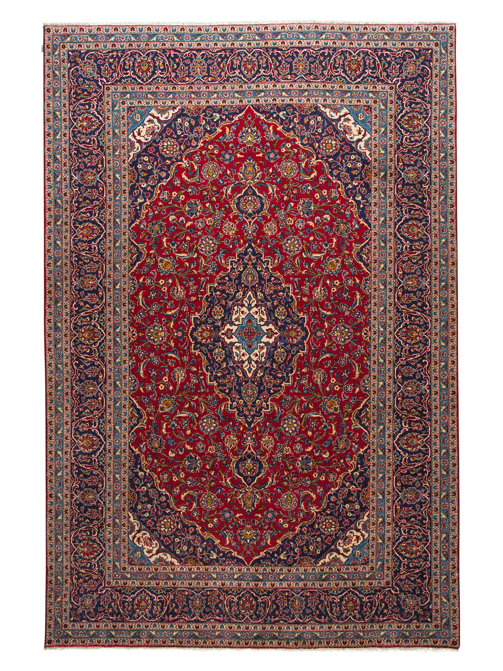 Keshan Orient-Teppich, Rot