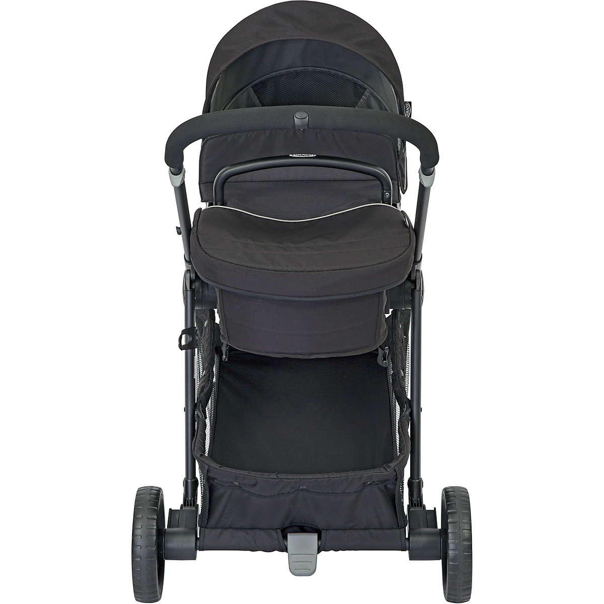 Transform 2-in1 Kinderwagen und Buggy, schwarz