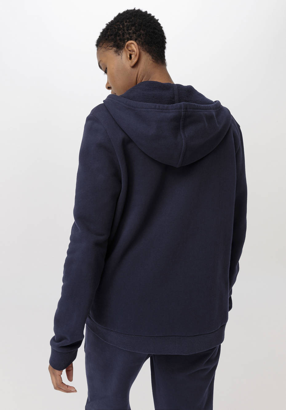 Sweatjacke aus reiner Bio-Baumwolle