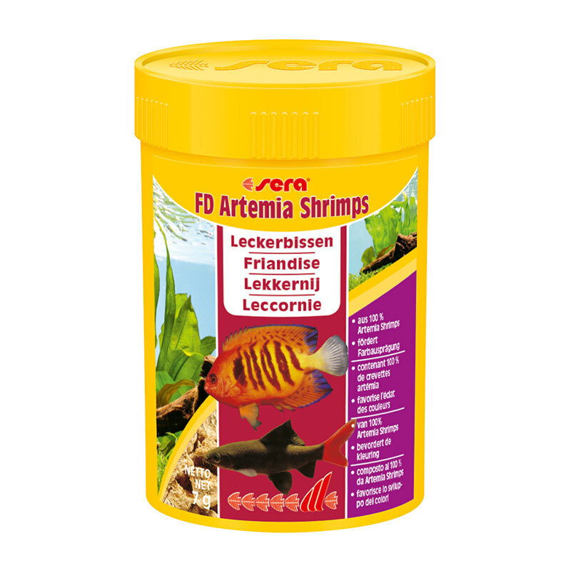 Sera Hauptfutter Sera FD Artemia Shrimps 100ml