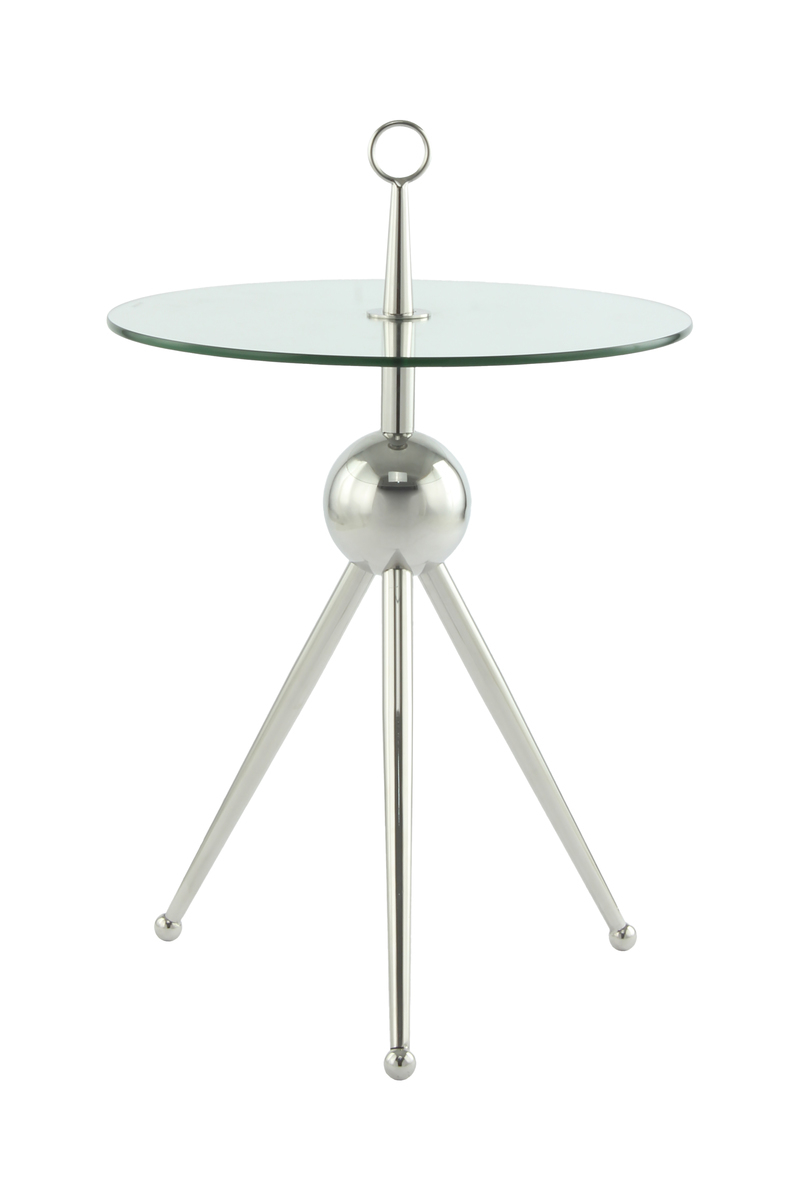 Kayoom Beistelltisch Ontario 325 Silber / Klar