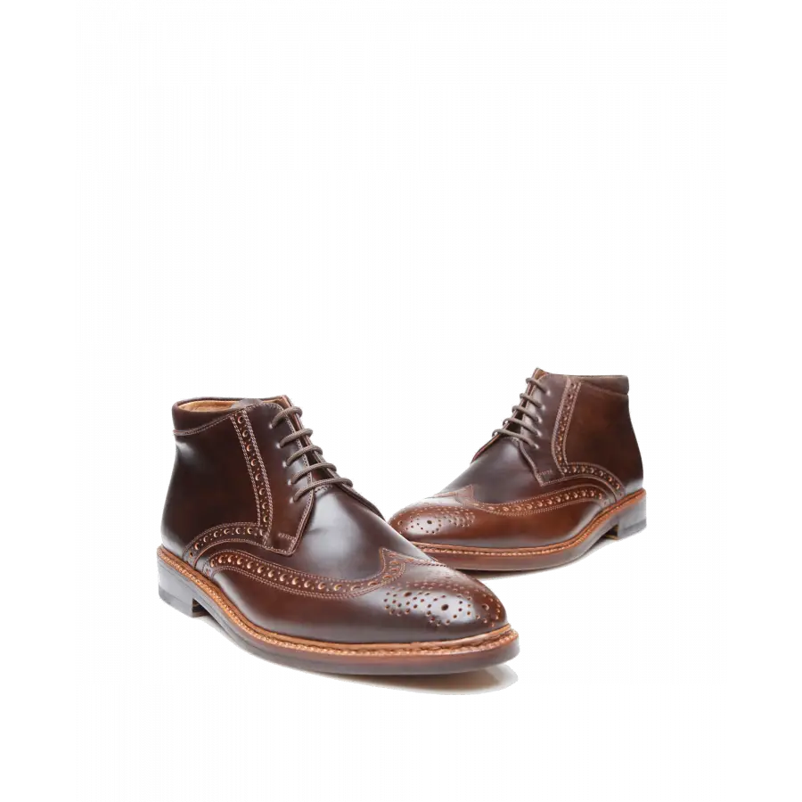 Heinrich Dinkelacker - Stiefeletten LUZERN FULL-BROGUE C Cordovan - braun