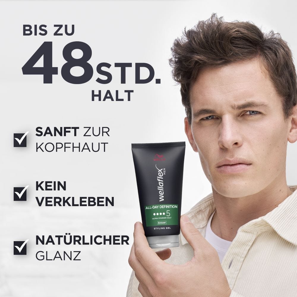 Wellaflex MEN All-Day Definition Gel 150 ml