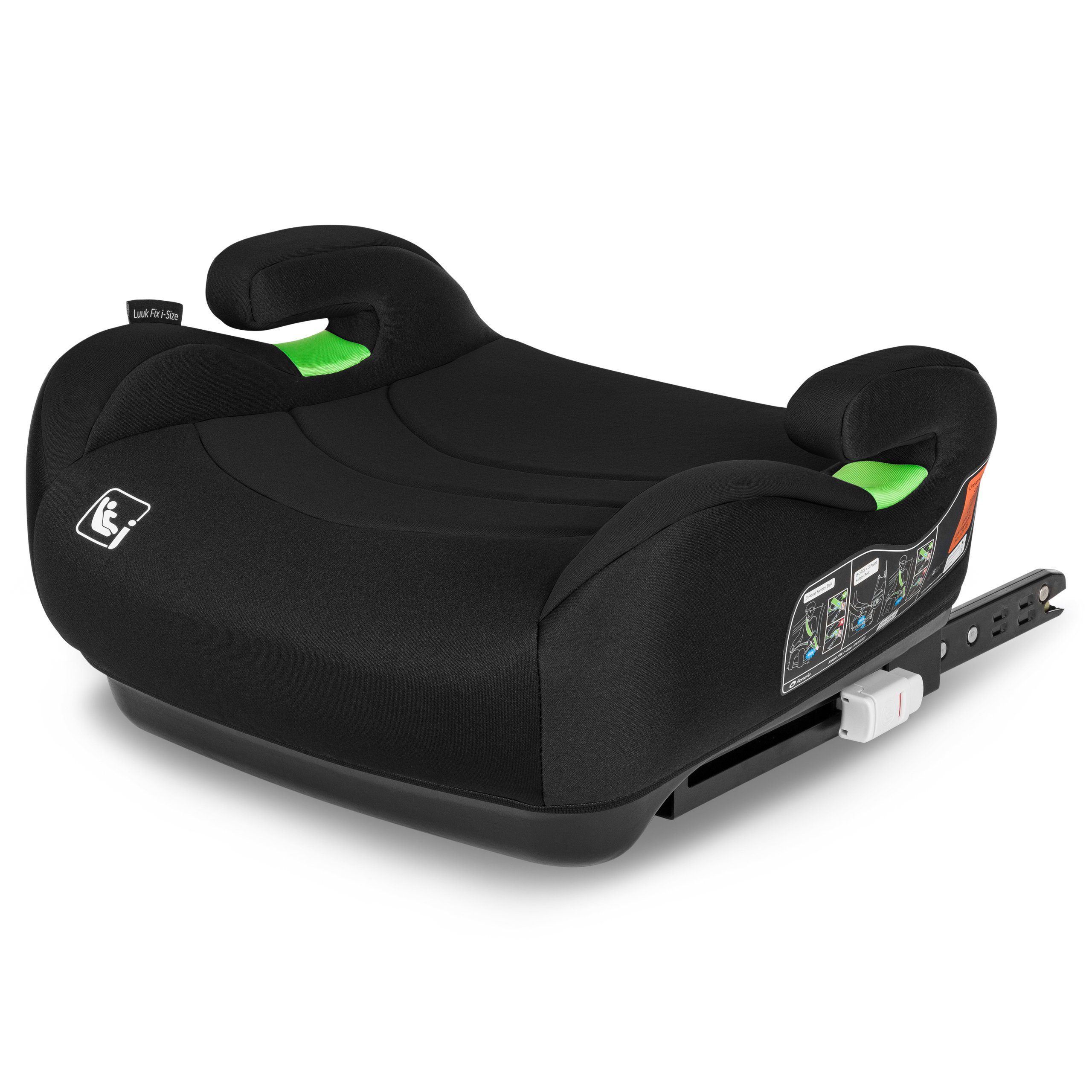 lionelo Kindersitzerhöhung LUUK FIX I-SIZE, ab: ab 2 Jhre, bis: bis zu 4 Jahre oder länger, ab: 22,00 kg, bis: 36,00 kg, (Set), ISOFIX / I-SIZE / Maschinenwaschbar / 22-36 kg / 125-150 cm
